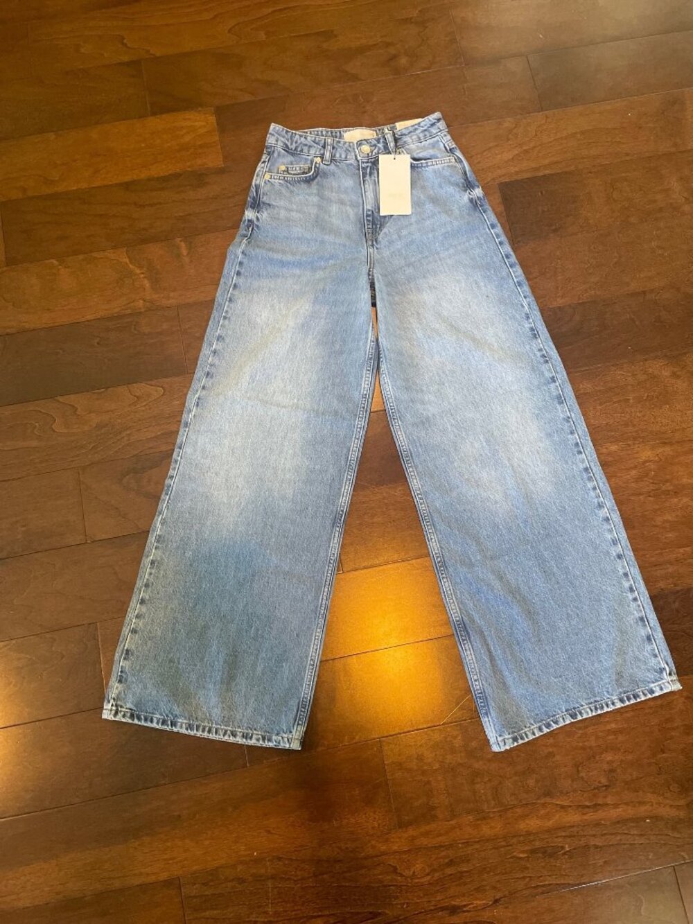 ZARA WIDE LEG JEANS SIZE 2